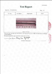 Certificate for A453 660B 3