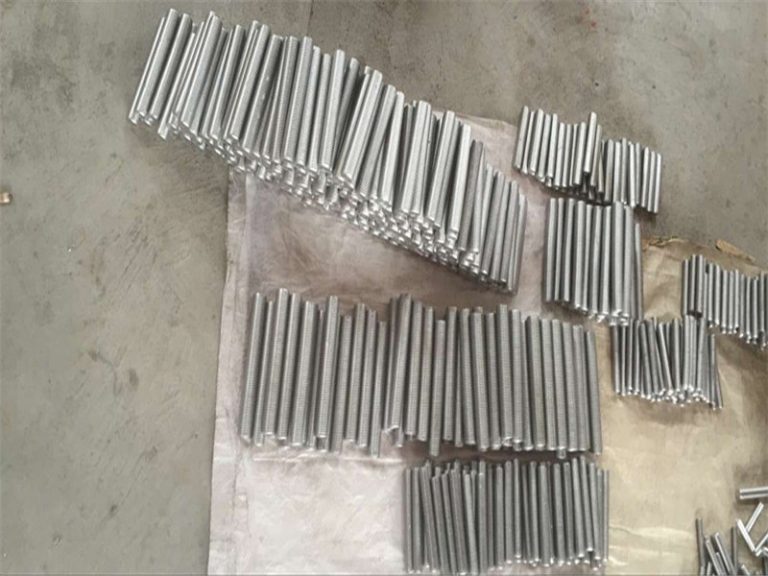 inconel 718 625 600 601 टॅप हेक्स स्टड बोल्ट आणि नट फास्टनर M6 M120